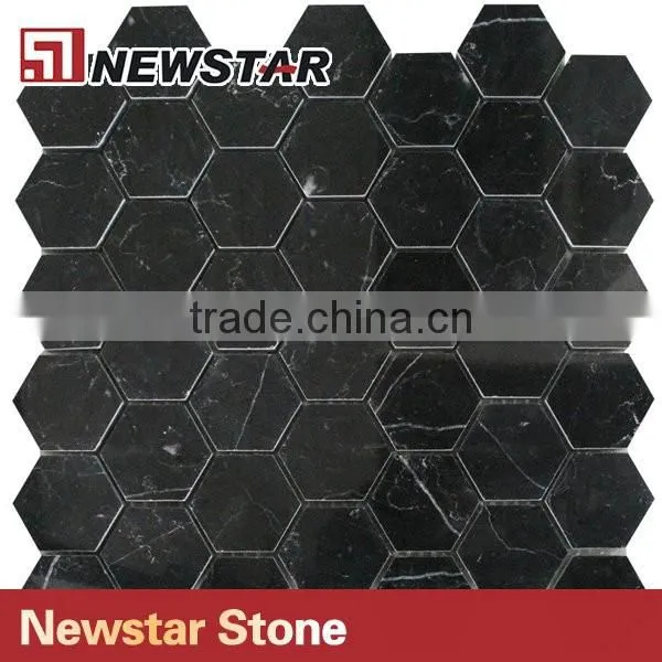 Newstar Bathrooms Shower Tile Design Marble for Flooring Mosaic photo-6