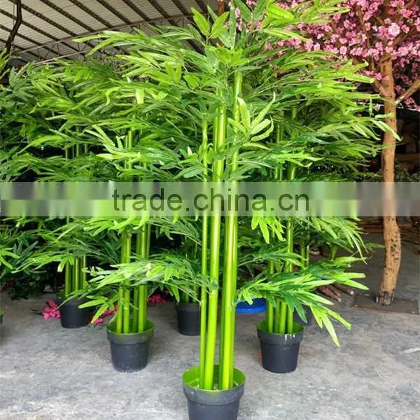 SJ030938 Artificial High Quality Plastic Bamboo Plant in Pot photo-3