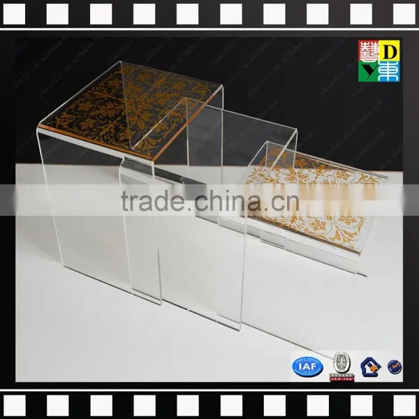 Clear Acrylic Nesting Display Tables for Store/plexiglass Nesting Displays photo-3