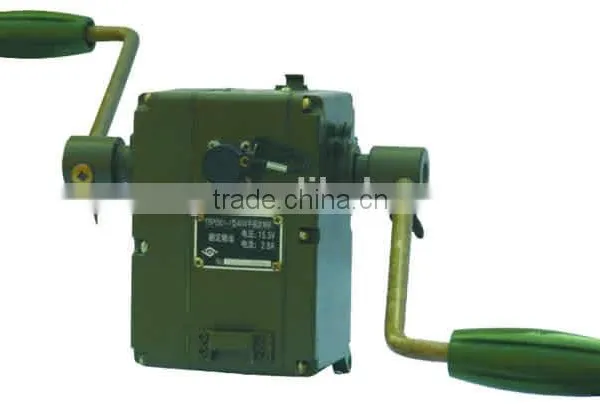 60W Military Hand Cranking Dynamo Power Generator With Seat Stand photo-3