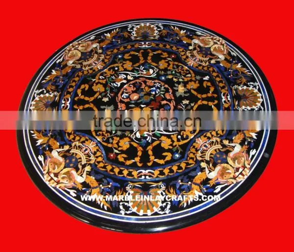 Marble Inlay Table Tops, Marble Dining Table Tops, Marble Inlay Coffee Table Top