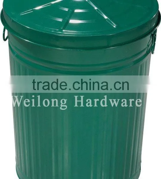 Galvanized Metal Trash Can/Trash Bin/Garbage BIn photo-4