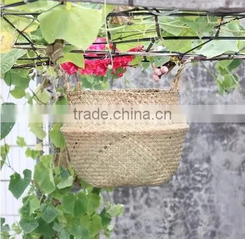 Natural Seagrass Belly Baskets/ Seagrass Laundry Baskets photo-4