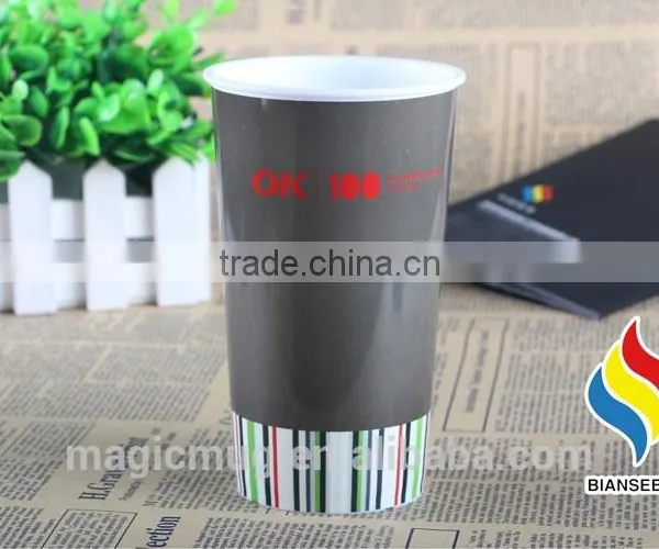 Food Grade Safe Custom Printed Plastic Cup Label Logo Sticker photo-3