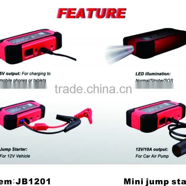 JB1201 Engine Start Jump Starter 12v/24v Jump Starter Waterproof Powerbank photo-5
