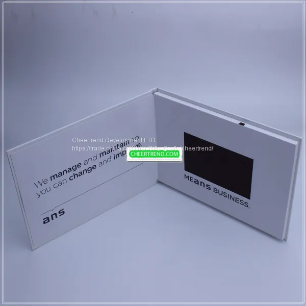 OEM 5″ USB Digital A5 LCD Video Screen Greeting Card With Speaker,rechargebale Lithium Battery photo-2