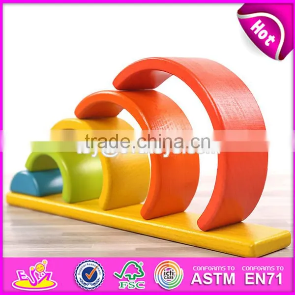 2017 New Design Best Educational Blocks Wooden Kids Construction Toys for Sale Online W13A135 photo-3