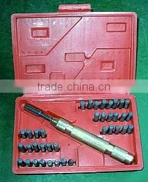 38PC High Carbon Steel Number and Letter Stamp Set With Auto Punch Holder for Hand Tools photo-2