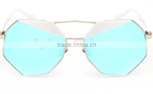 2016 New Fashion Dazzle Colour Hexagon Sunglasses Fine Really Membrane Cycling Beach Sunglasses Outdoor Sports Mirror photo-5