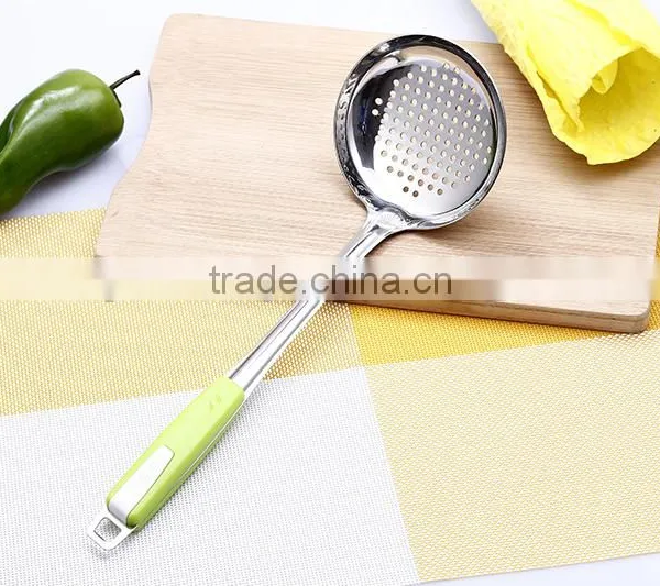 Bulk Cheap Kitchen Accessoires Stainless Steel Slotted Spoon BYX07 photo-6