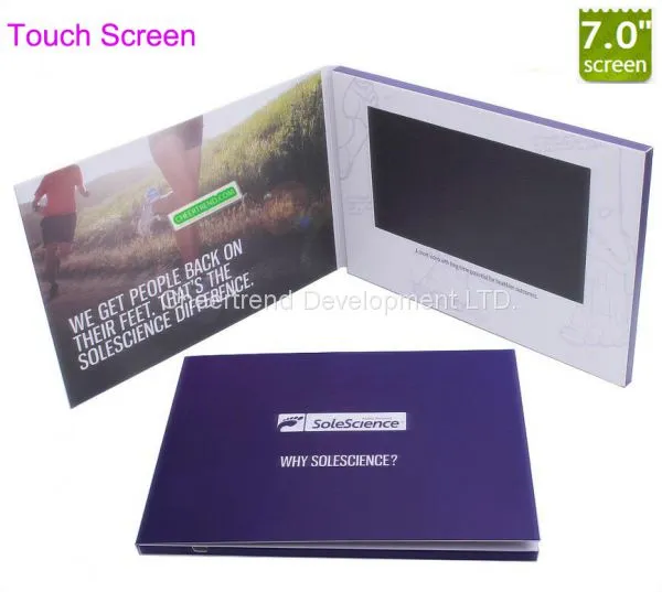 China Factory Supply Custom Video Brochure With Pocket for Extra Sheets photo-4