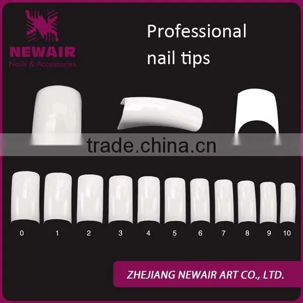 NEWAIR Hot Sale Popular Half Cover Fake False Plastic Transparent Nail Tips photo-6