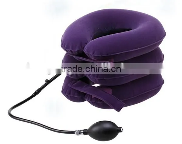 Shuoyang Hot Air Pump Neck Brace Soft Adjustable Cervical Traction Neck Traction for Stiff Neck photo-4