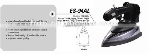 SILVER STAR GRAVITY IRON/ BOTTLE IRON ES-94AL photo-5