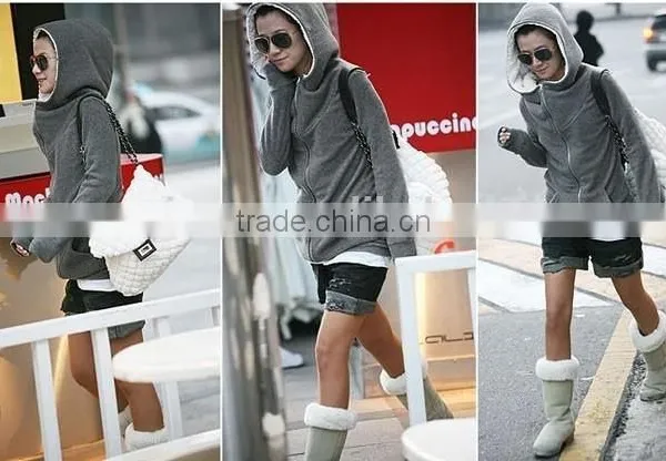 2016 Best Selling Fleece Thicken Warm Sweater Fashion China Wholesale Sports Fitness Apparel photo-2