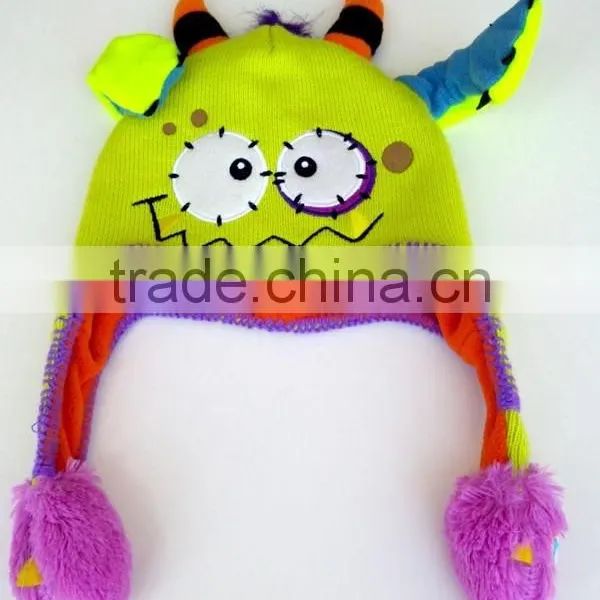 Wholesale Handmade Baby Acrylic Knit Custom Beanie photo-5