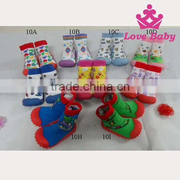 Maufactured Rubber Sock Shoes for Children Cute Little Baby Shoes photo-4