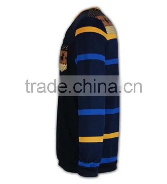 ISO9001/BSCI Manufature Casual Striped Colorful Cardigan Sweater photo-3