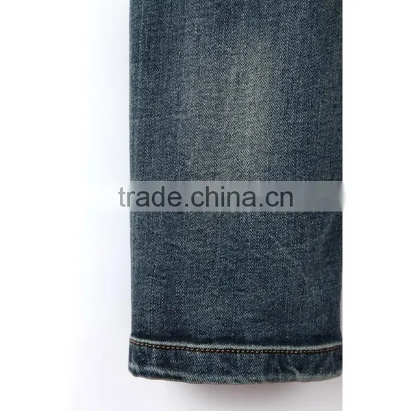 Top Quality Embroidery Patch Coin Pocket Fashion Classic Blue Pants Kid Jean Trousers photo-4