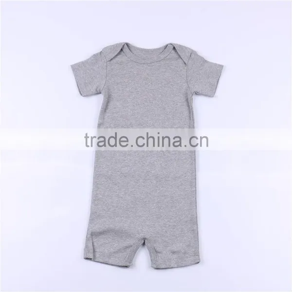 Hot Sale Short Sleeve 100% Cotton Baby Jumpsuit photo-2
