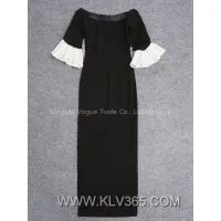 European Fashion Designer Women Long Party Cocktail Dress China Online Wholesale photo-3