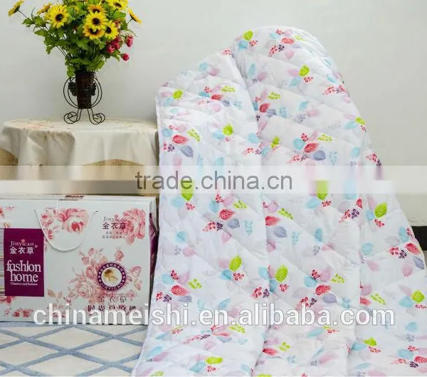 100% Polyester Thin Quilted Summer Quilt Silk-like Fiber Cool Quilt photo-3