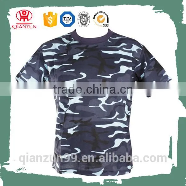 Custom Scoop Neck Organic Cotton Army t Shirt Wholesale Cheap photo-2