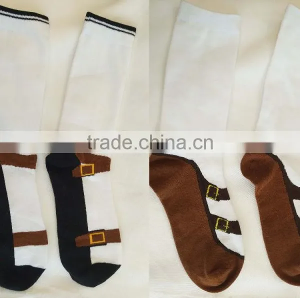 Men and Women Custom Colorful Silly Sneaker Novelty Combed Cotton Socks Silly Socks-ZP00234 photo-4