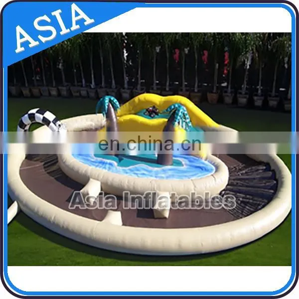 Funny Inflatable Zorb Ball Race Track Karting Race Track photo-2