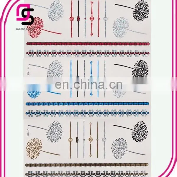 New Tattoo Sticker Colorful Laser Tattoo Sticker Designs 3 Colors Available photo-4