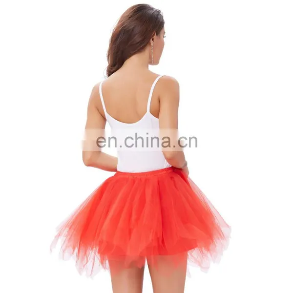 Kate Kasin Soft Tulle Netting Red Crinoline Petticoat Underskirt for Retro Vintage Dress KK000447-3 photo-4