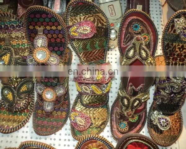 BEADED WORK NEW EMBRODIERY MIX MODELS SHOES PACK OF 50 PAIRS photo-5