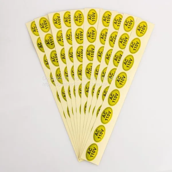 Self Adhesive Clothing Sticker Label Custom Warranty Label Sticker photo-4