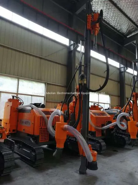 Low Price High Efficient Crawler Drill Rig Machine photo-3