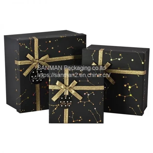 Recycled Jewellery Gift Decoration Flat Packaging Gift Box photo-2