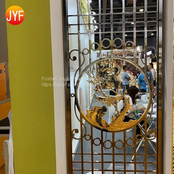 Modern Design Stainless Steel Material Decorative Laser Cut Railing Panel Room Divider photo-4