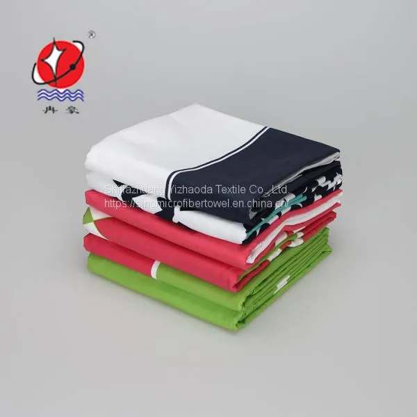 Printed Microfiber Suede Sports Towel