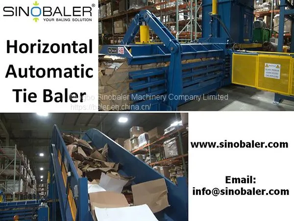 Horizontal Automatic Tie Baler Machine