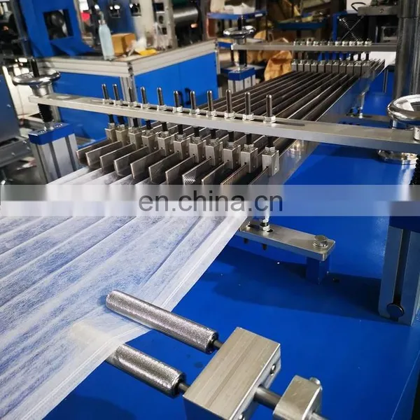 Fully Automatic Disposable Medical Nonwoven and PE Elastic Band Strip Hat Bouffant Cap Making Machine photo-4