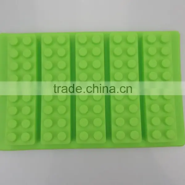 Lego Ice Mold Silicone Ice Cube Tray,10 Cavities Silicone Ice Tray photo-3