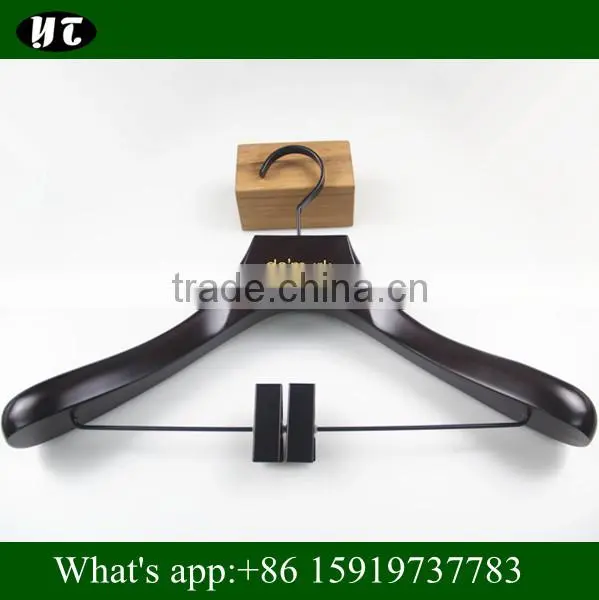 FW-1593 Luxury Wood Coat Hanger Clothes Hanger photo-3