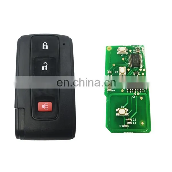 2+1 Buttons Excellent ASK 312 MHz 4DB9 Chip Car Smart Remote Control Key Keyless Entry For Toyota B31EG-485 TOY43 Car Key