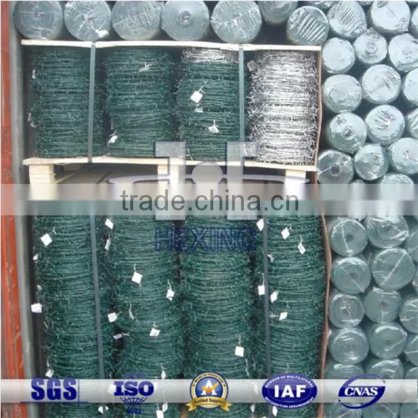 ISO,SGS,BV Anping Factory Galvanized and Pvc Coated Cheap Barbed Wire