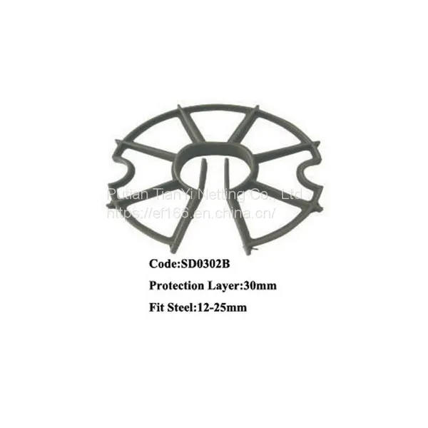 PE/PP 20/35mm Wheel Style Plastic Spacer Protective Layer of Reinforcing Steel Bar Applied in the Civil photo-4