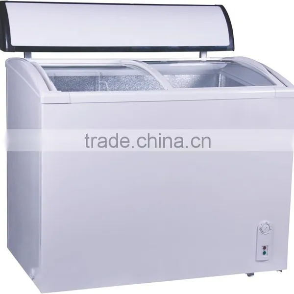 Sliding Door Horizontal Ice Cream Continue Chest Freezer Showcase photo-3