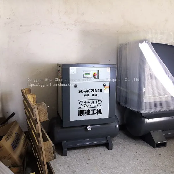 Food Industry Medical Permanent Magnet Frequency Conversion Oil-free Water-lubricated Screw Air Compressor Scroll Oil-free Air Compressor photo-5