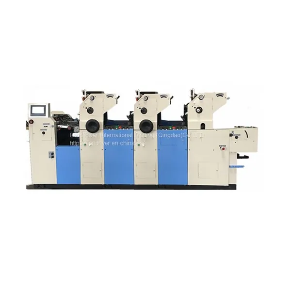 Customized 3 Color Offset Printing Machine with Computer Engraving Plate Making Technology