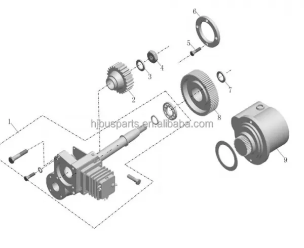 Replacement Other Bus Auto Parts Spare 7077955608 Steering Gear Booster Pump photo-6