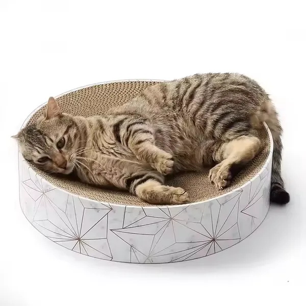 Meow Love Four Seasons Universal Entertainment Sports Comfortable Cat Round Cat Scratchboard photo-2