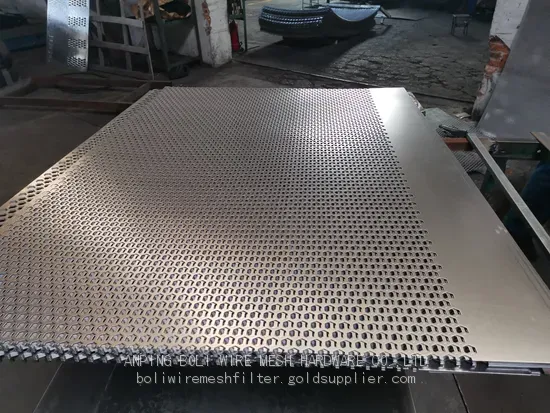 Stainless Steel Round Hole Perforated Metal Mesh,Stainless Steel Perforated and Hot Zin Perforated Plate photo-4